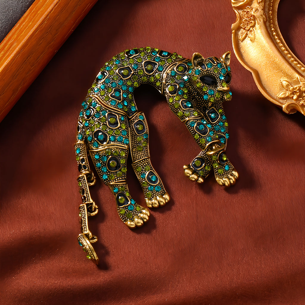 Leopard brooch