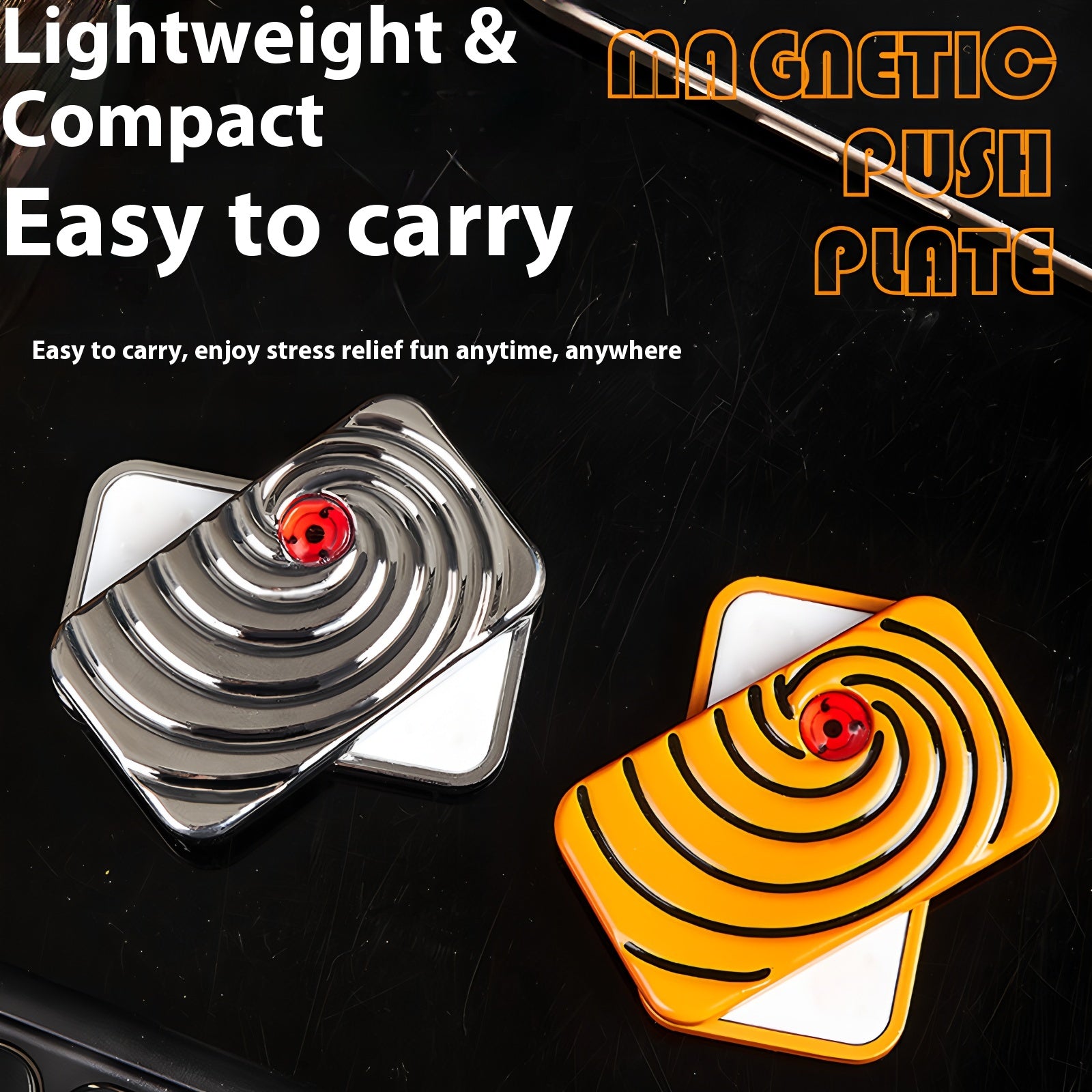Magnetic push card