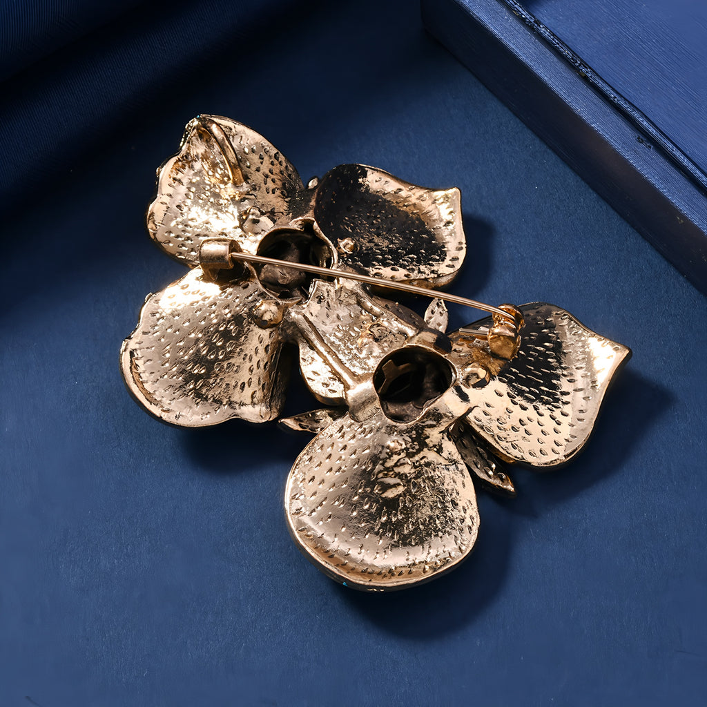 Blue Burned Double Flowers