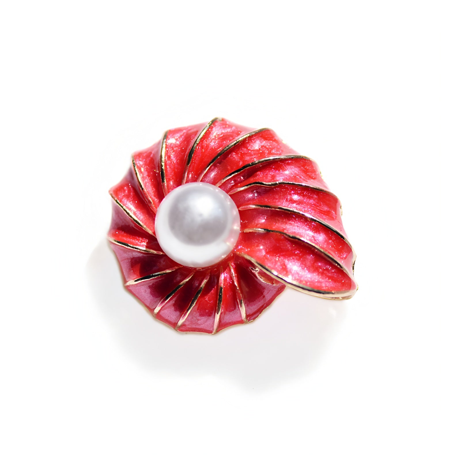 Exquisite Conch Pearl Brooch