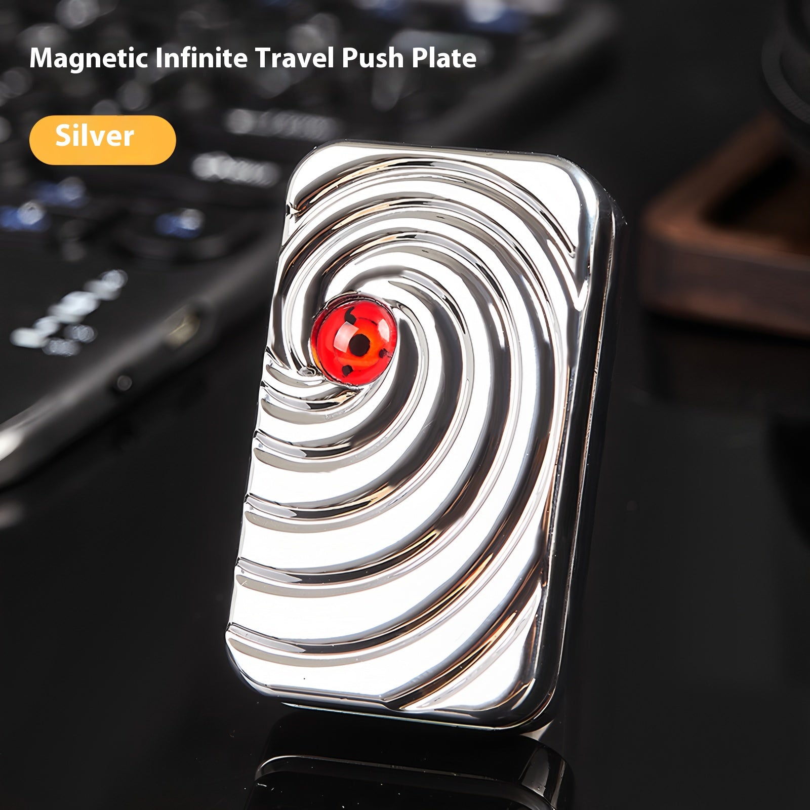 Magnetic push card