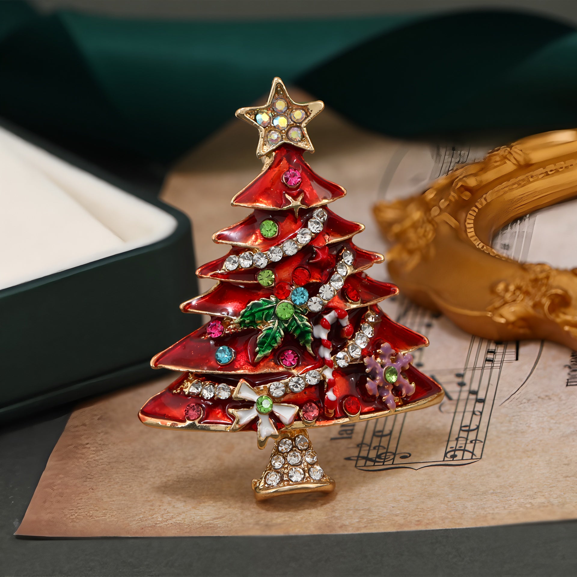Christmas brooch