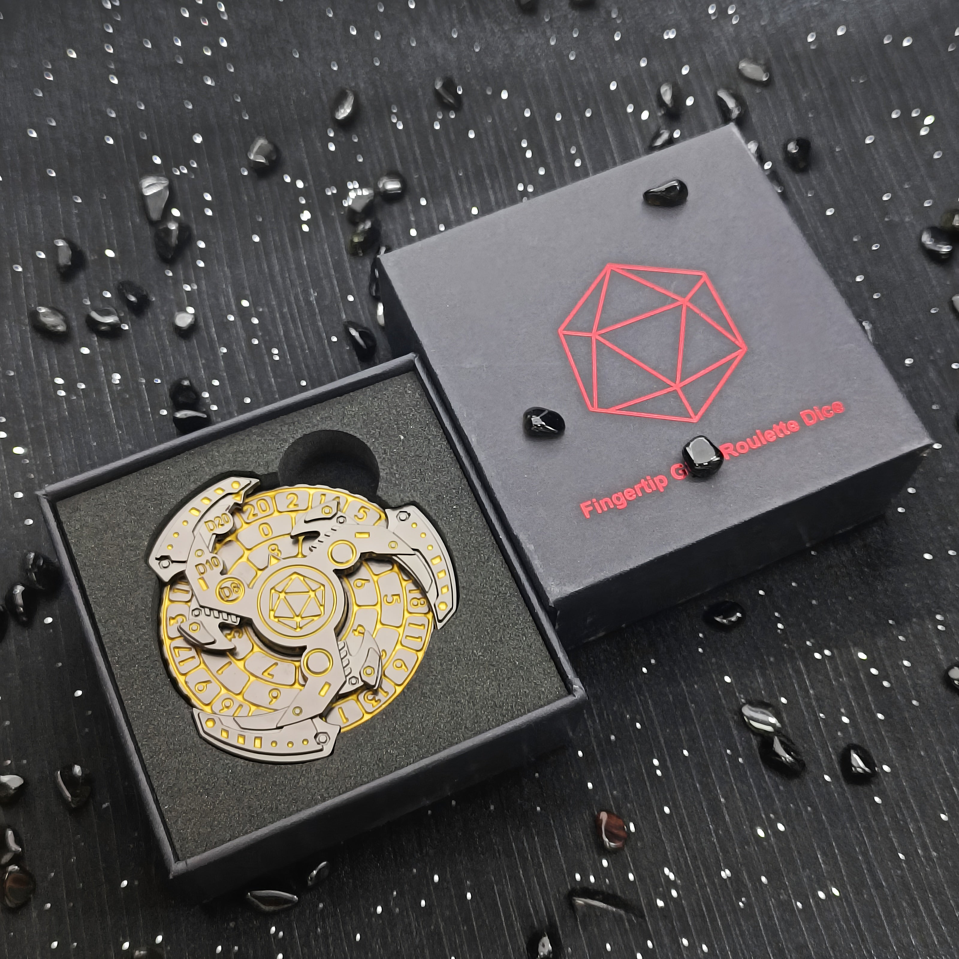 Metal pivot compass