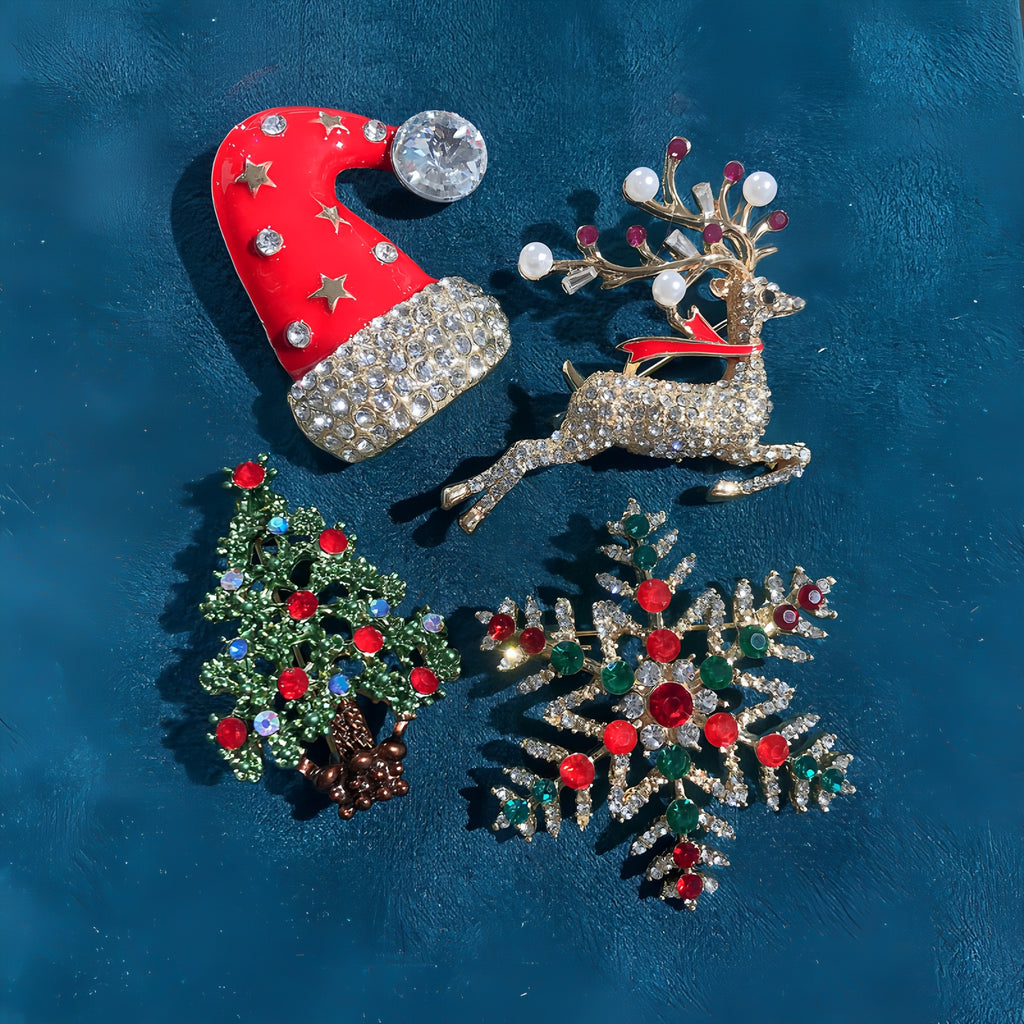 Christmas brooch