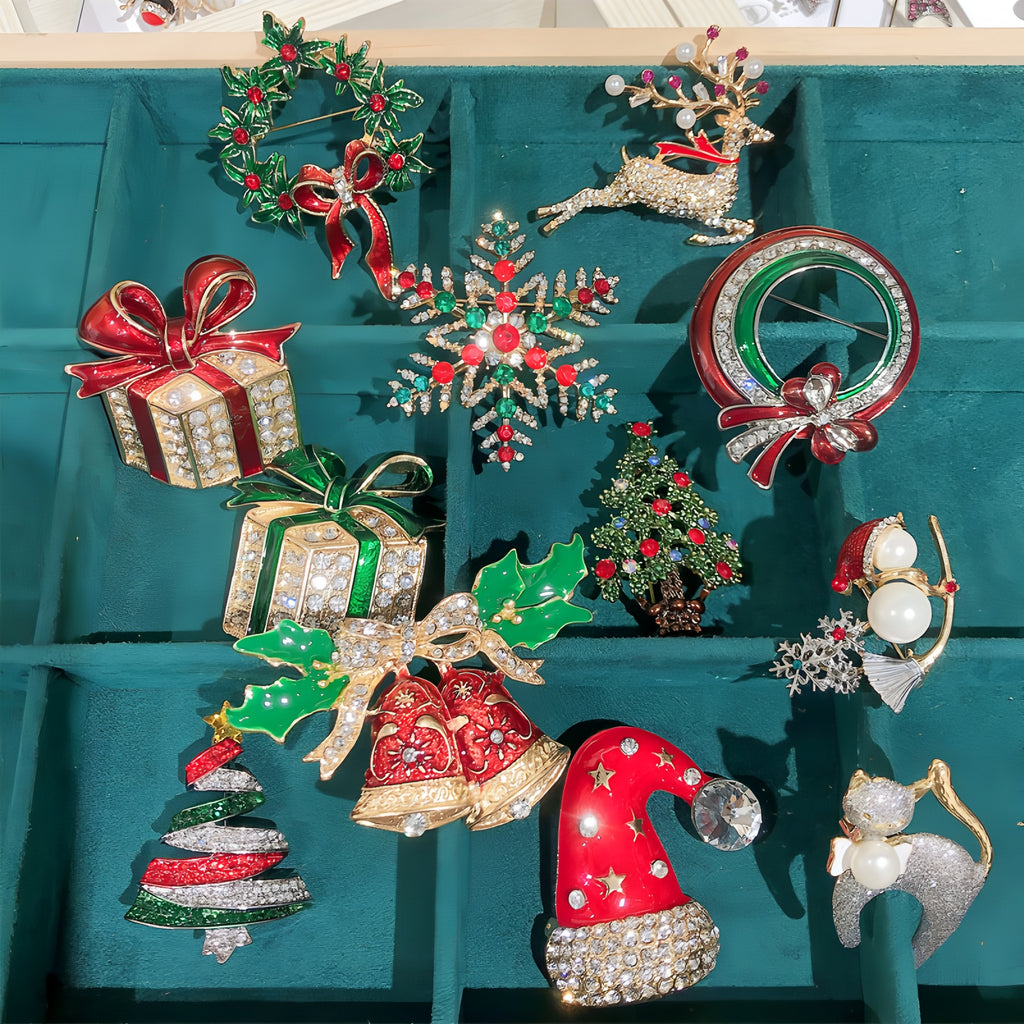 Christmas brooch