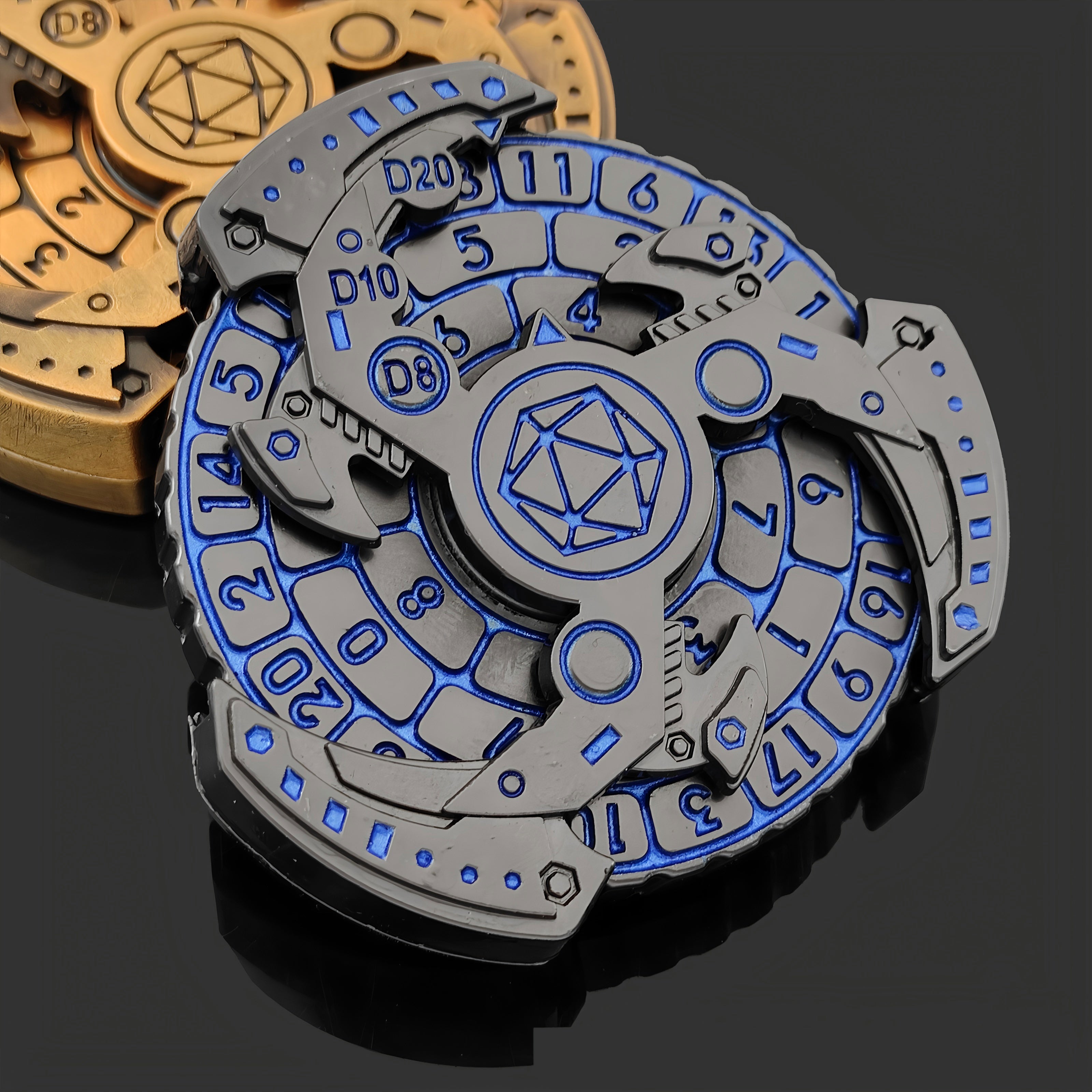 Metal pivot compass