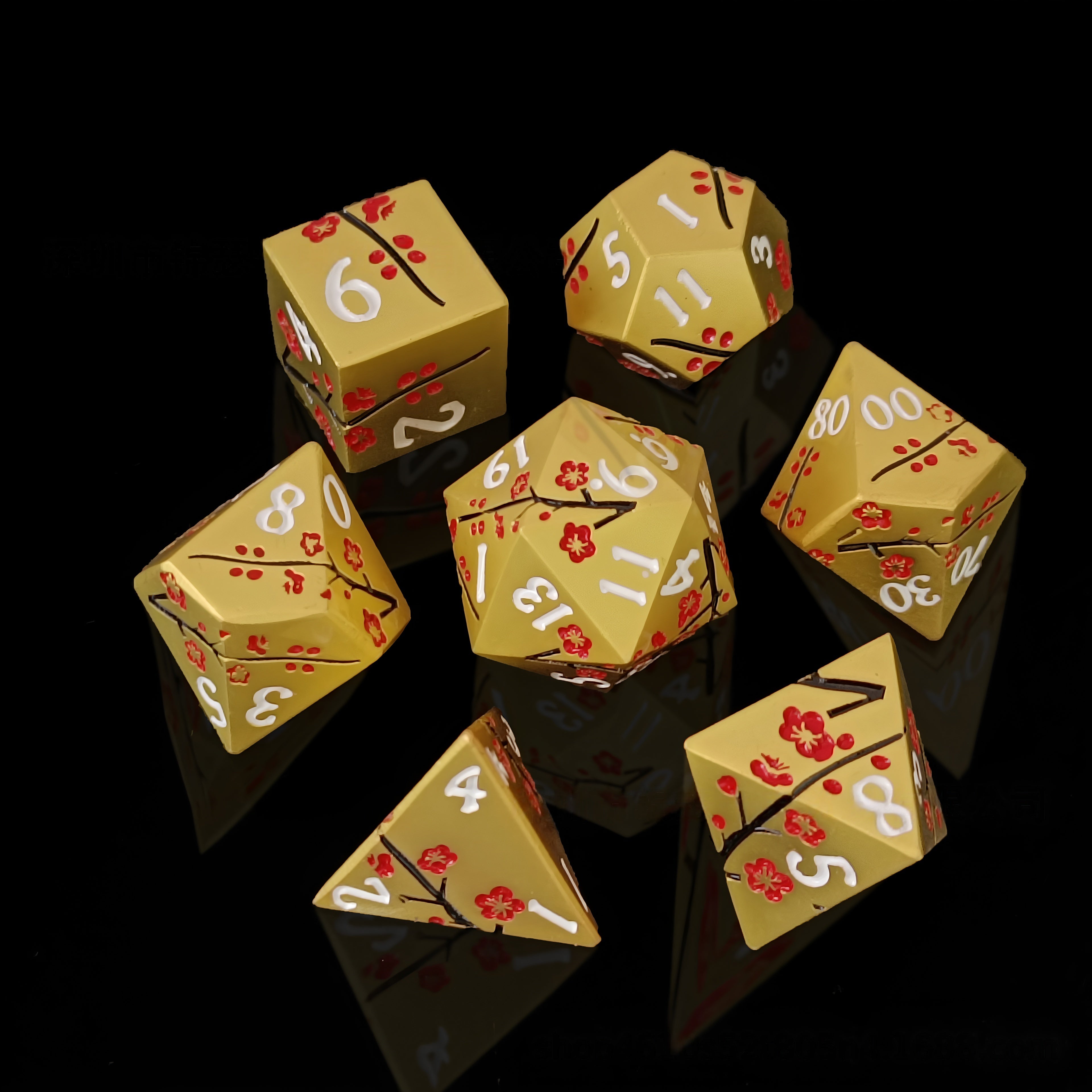 Plum blossom dice