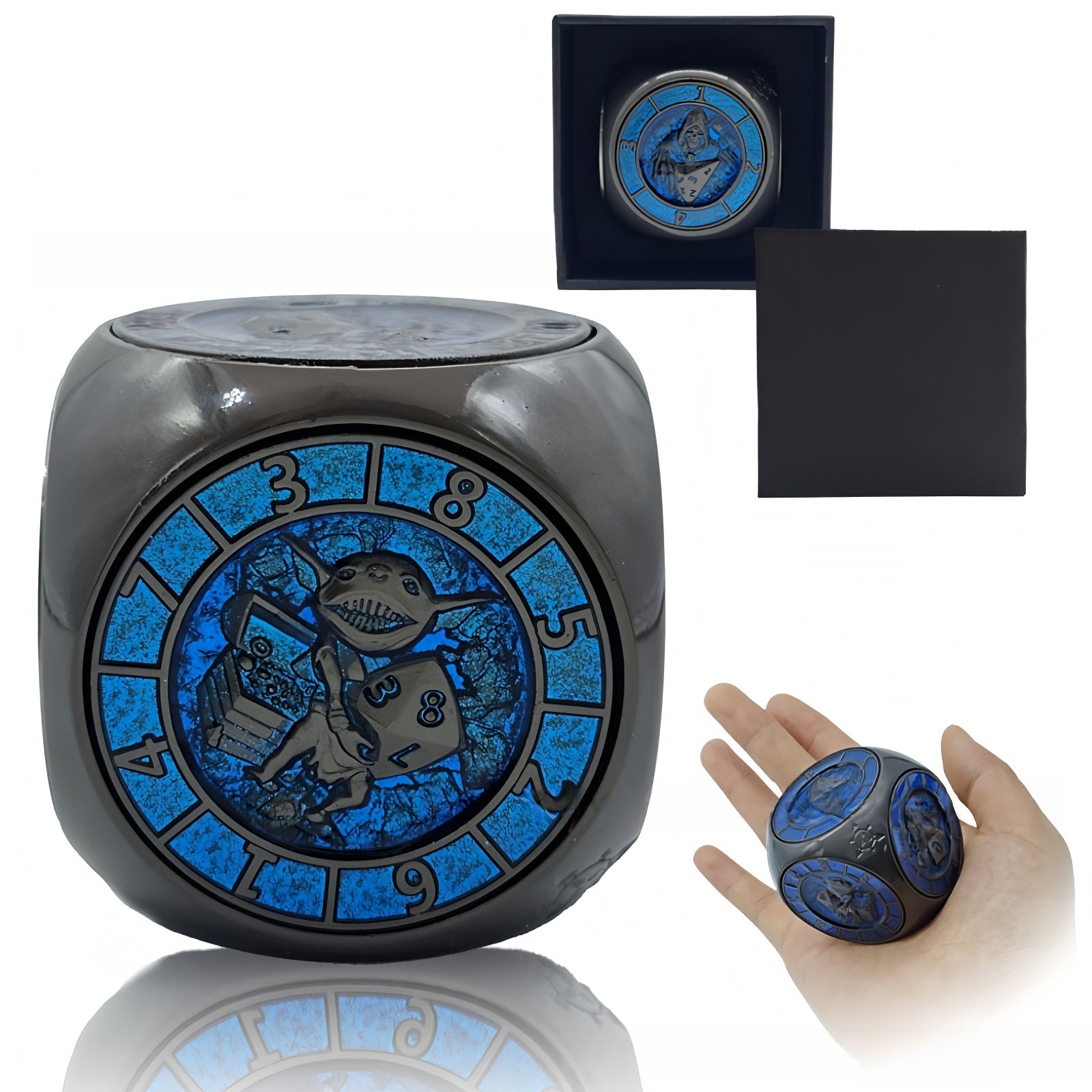 D6 face rotating dice